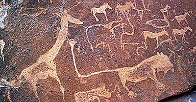 Twyfelfontein-Felsen-Stiche Von Namibia