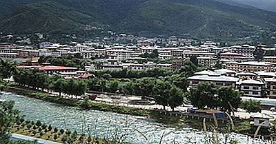 Største Byer Og Byer I Bhutan