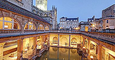 De Romeinse Baden Van Bath - Unieke Plaatsen Over De Hele Wereld